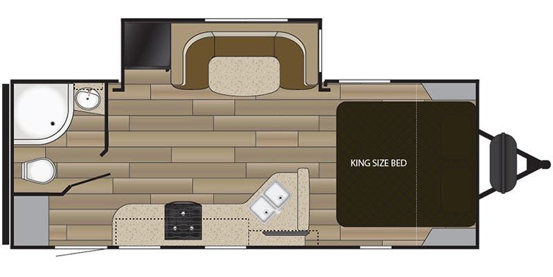 2018 MPG UltraLite 2120RB – Slide + KING SIZE BED!
