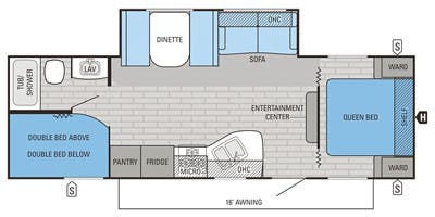 2016 Jayco 267BHSW – Slide + Two Oversized Bunks