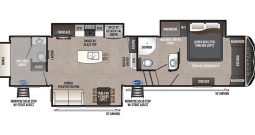2020 Montana 335BH – Fifth Wheel w/Four Slides & Bunkhouse