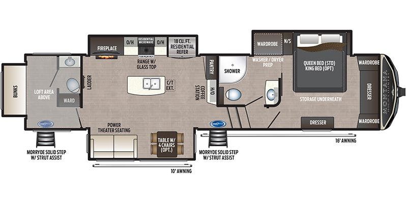 2020 Montana 335BH – Fifth Wheel w/Four Slides & Bunkhouse