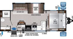 2022 East to West Della Terra 261RB w/Slide & King Bed